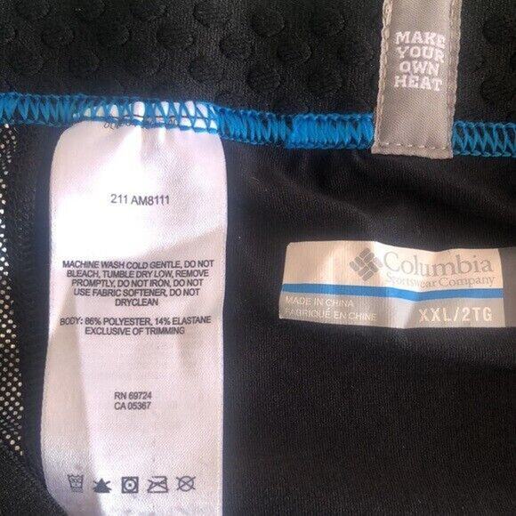 Columbia black THERMAL Stretch Baselayer Reflective Pants XXL Pull On - Picture 3 of 7